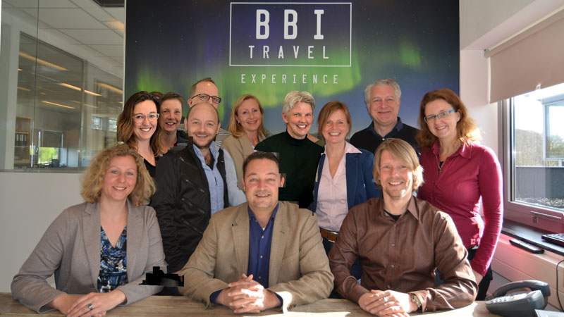 Het enthousiaste BBI Travel-team. 