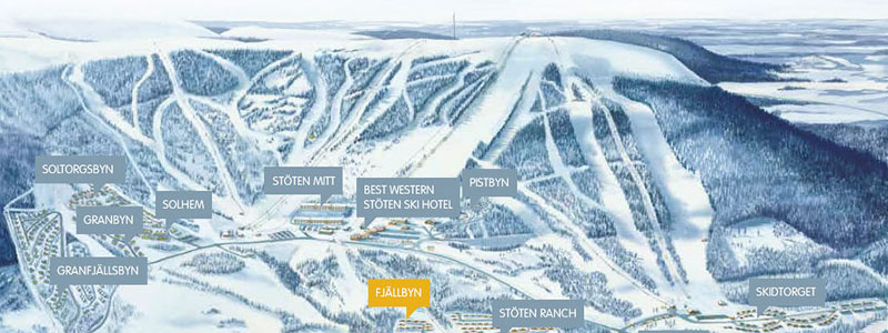 Wintersport in Stoten, Zweden - Ski-in/Ski-out Accommodaties