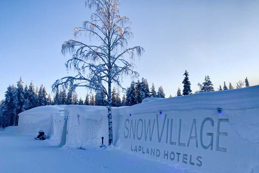 Bezoek aan Lainio Snow Village Yllas
