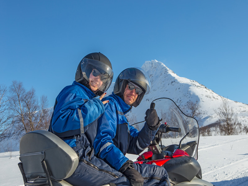 Tromsø Sneeuwscootersafari bij Camp Tamok 