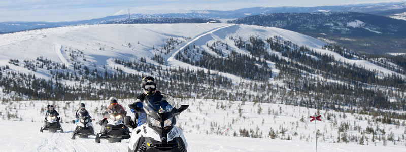 Wintersport Stoten, Zweden - Sneeuwscooter