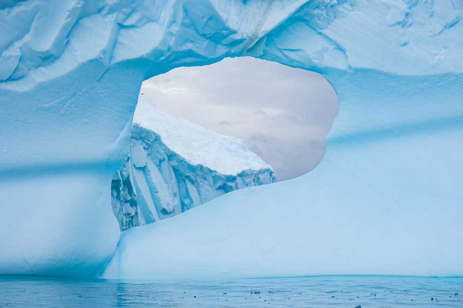 Drijvende ijsberg