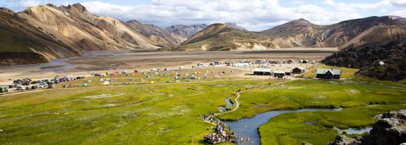 Landmannalaugar kamperen