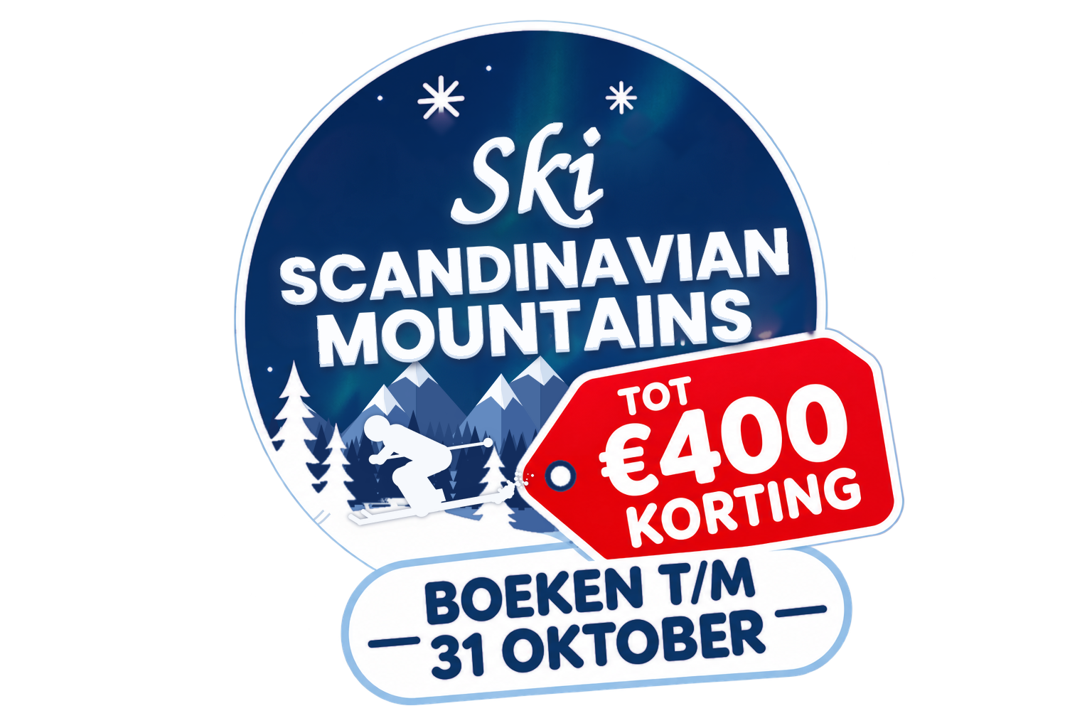 Ski Scandinavian Mountains tot 350 euro korting