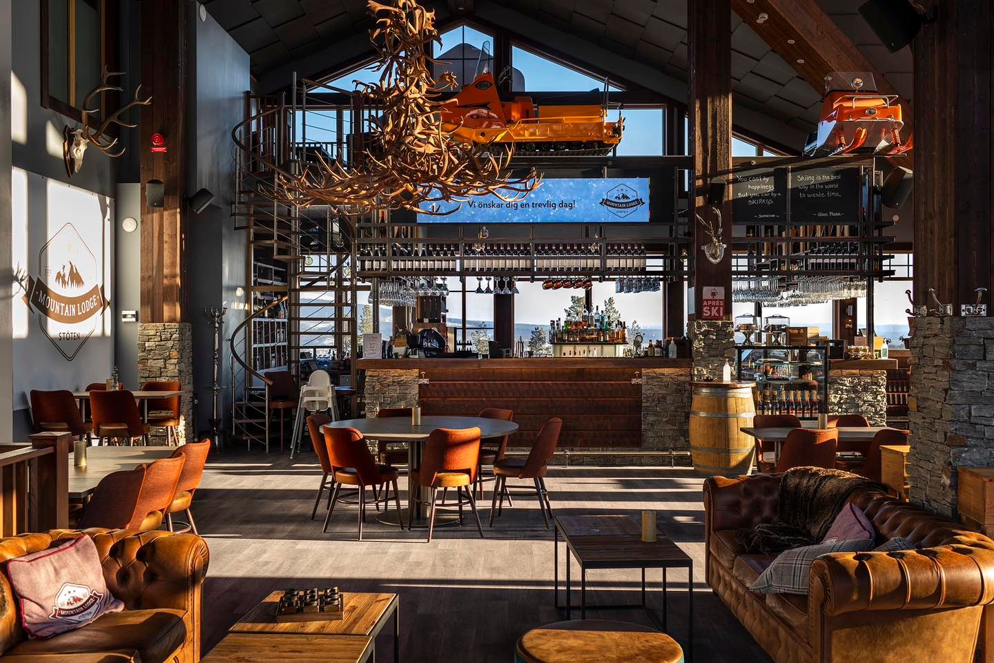 Bij Mountain Lodge in Stöten kun je heerlijk eten en drinken – credit Mountain Lodge Bij Mountain Lodge in Stöten kun je heerlijk eten en drinken