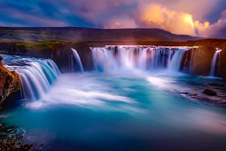Godafoss waterval Noord-IJsland