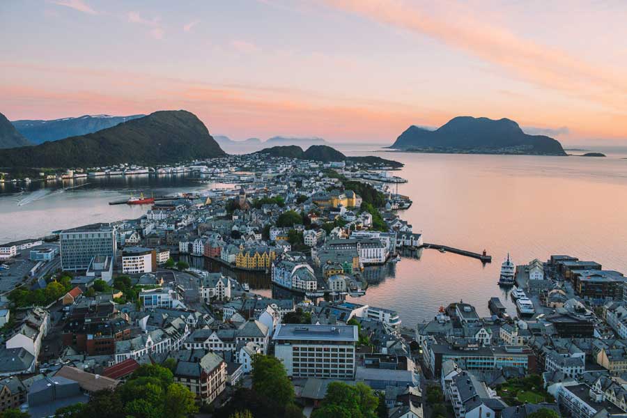 Alesund, Aksla uitzichtpunt