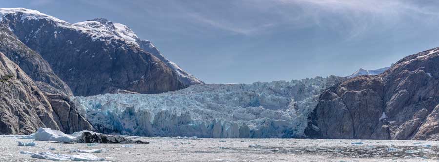 Gletsjers bij Tracy & Endicott Arms, Alaska