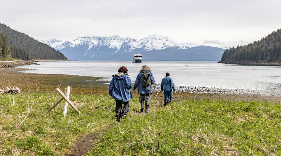 De natuur in bij William Henry Bay Alaska