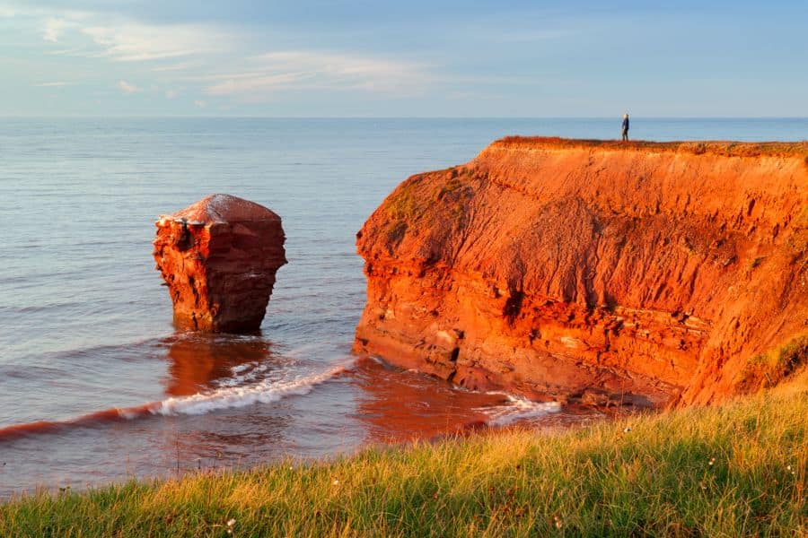 Uitzicht over Cape Wolfe op Prince Edward Island in Canada.