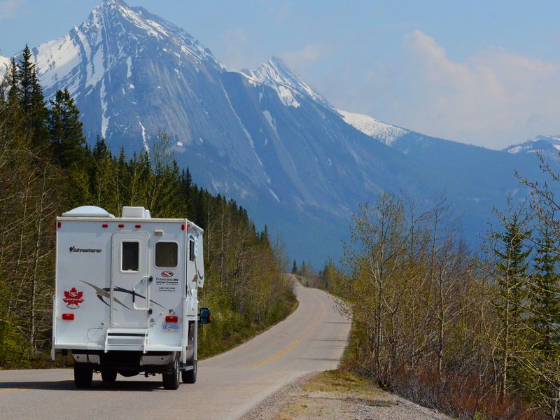 Vakantie Camperhuur Fraserway Vancouver naar Calgary (one way), incl.vlucht met KLM in Diversen (Canada, Canada)