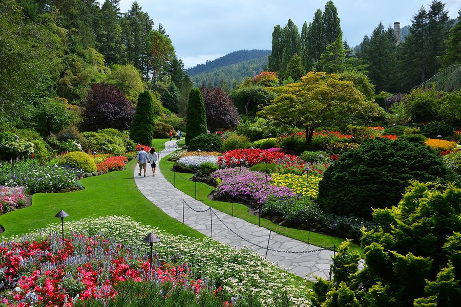 Canada excursie Victoria Butchart Gardens