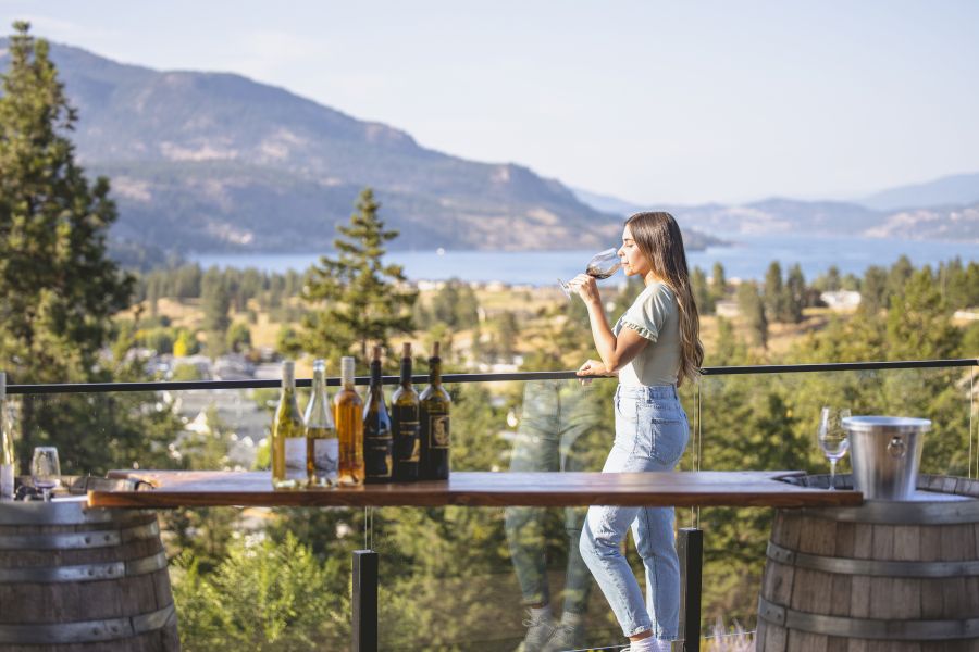 Canada excursie Wijnproeverij Wine Trail Kelowna