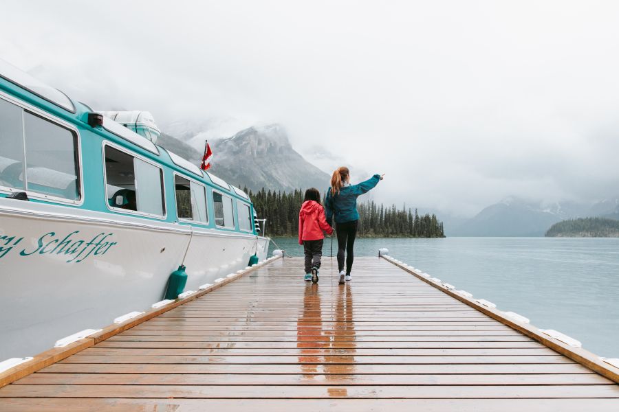 Canada excursie Maligne Lake Cruise Jasper