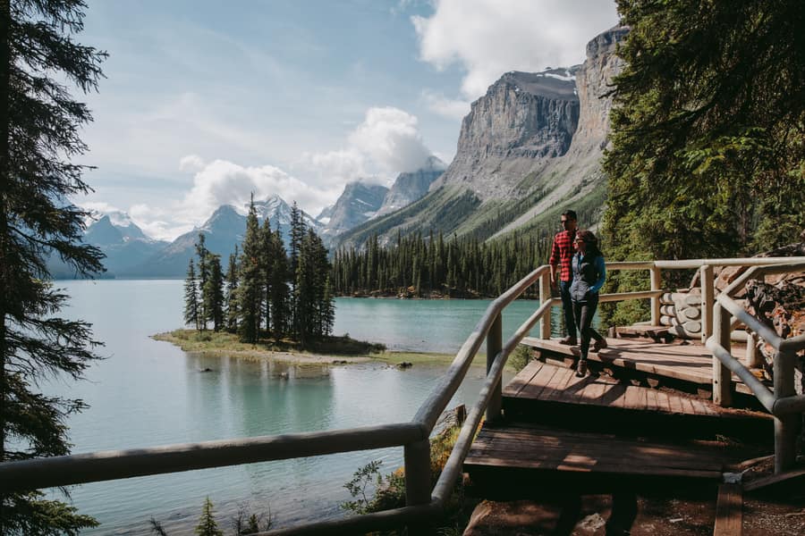 Canada excursie Maligne Lake Cruise Jasper
