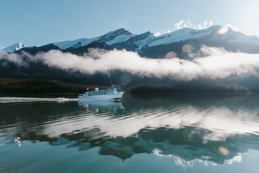 Canada excursie Maligne Lake Cruise Jasper