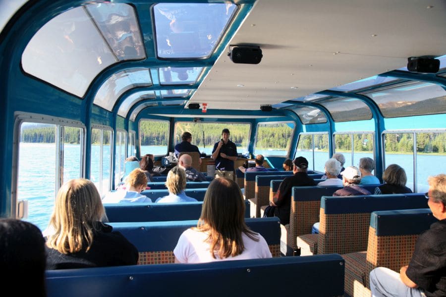 Canada excursie Maligne Lake Cruise Jasper