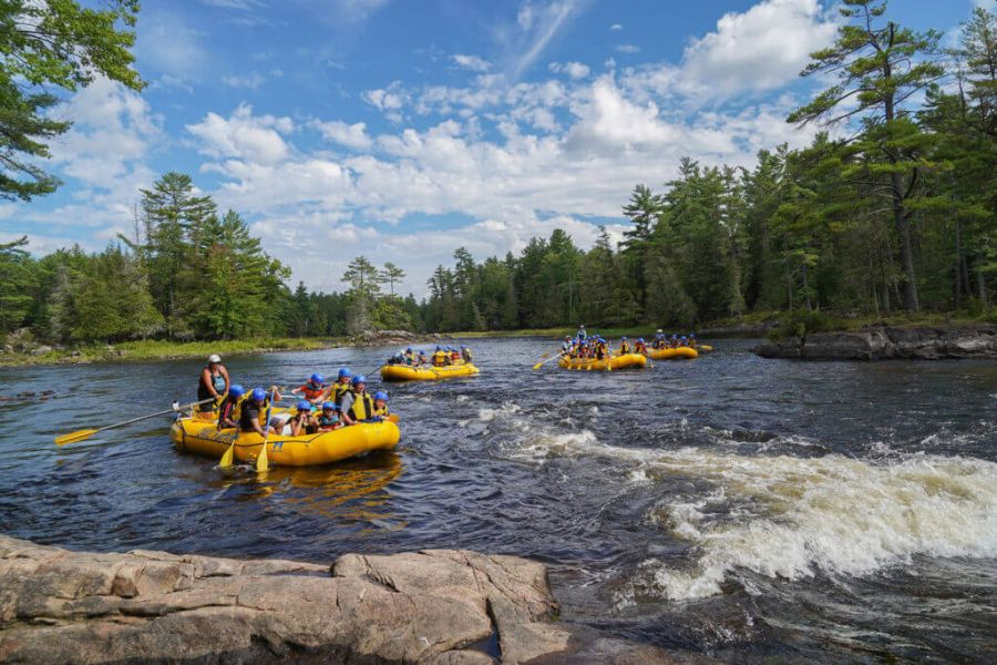 Rafting of de Ottawa River