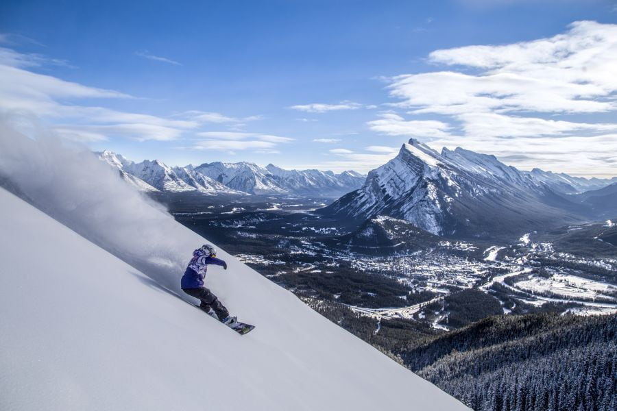 Poederparadijs bij Banf Lake Louise Poederparadijs bij Banf Lake Louise