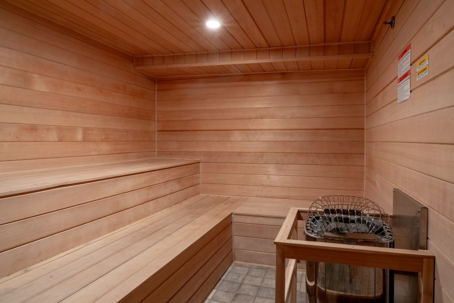 Sauna bij Caribou Lodge in Banff Canada