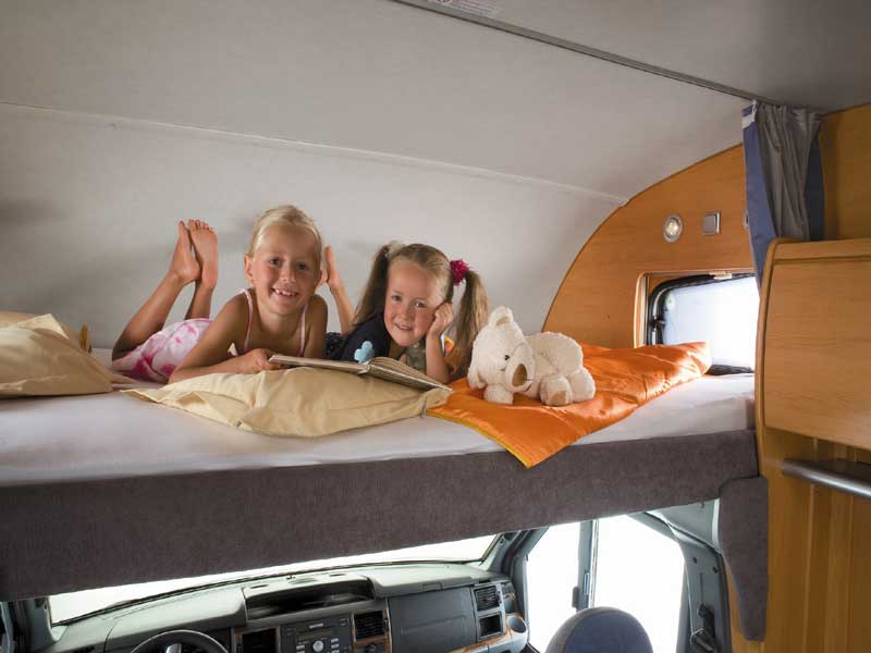 Iedereen geniet van een campervakantie