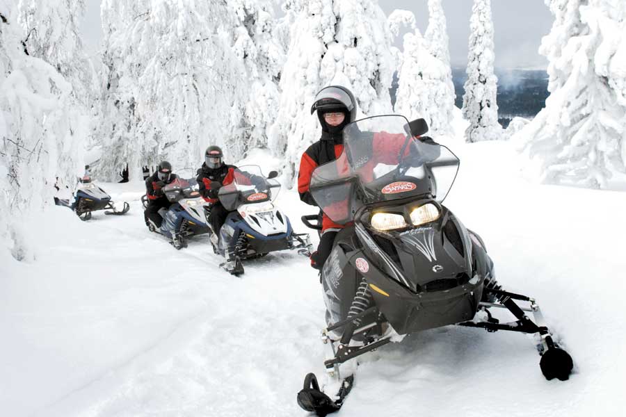 Ruka Sneeuwscootersafari 20 km