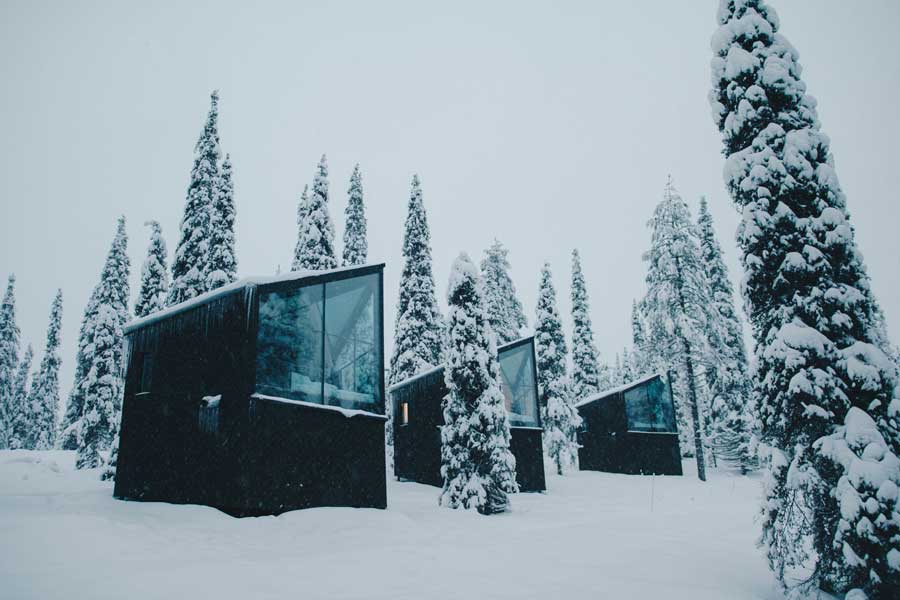 Drie Aurora Igloos Magical Pond Ruka met BBI Travel