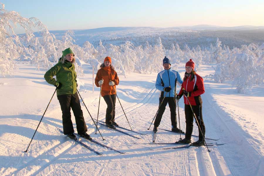 Langlauftocht Saariselka