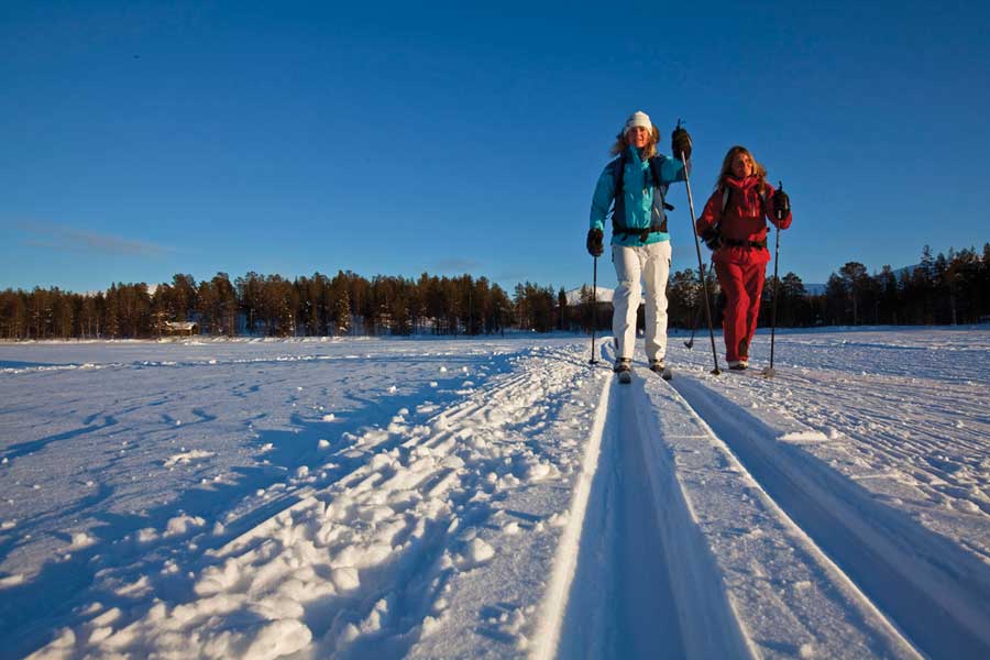 Langlauf skischool Yllas