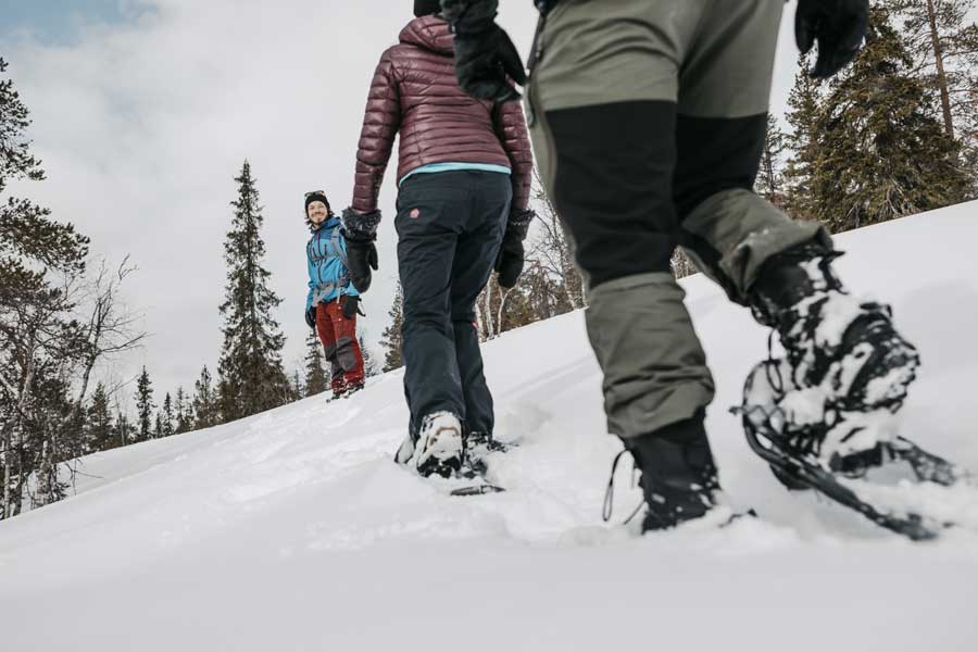 Sneeuwschoenwandeling in Yllas