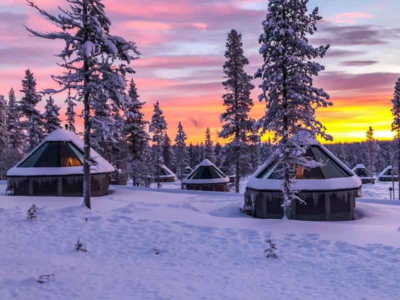 Familieavontuur in Northern Lights Village, Saariselkä 2020/2021