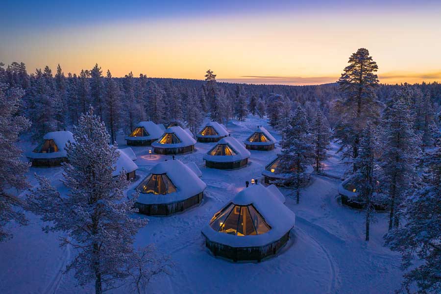 Muotka Wildernishotel winteravontuur afbeelding
