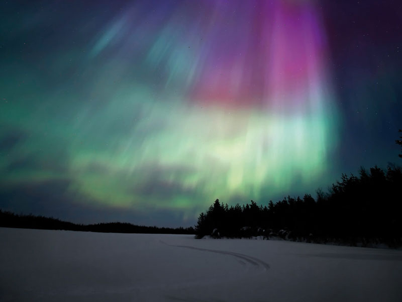 Noorderlicht in Kuusamo