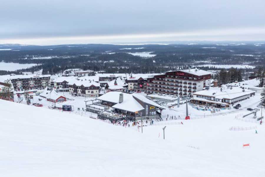 Uitzicht op Scandic Rukahovi Ruka met BBI Travel