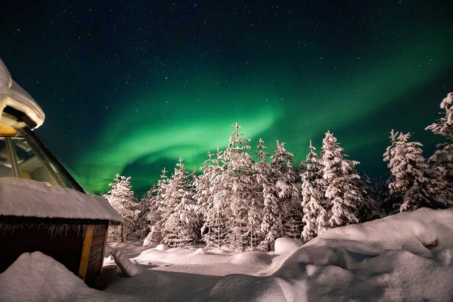 Familieavontuur in Northern Lights Village, Levi