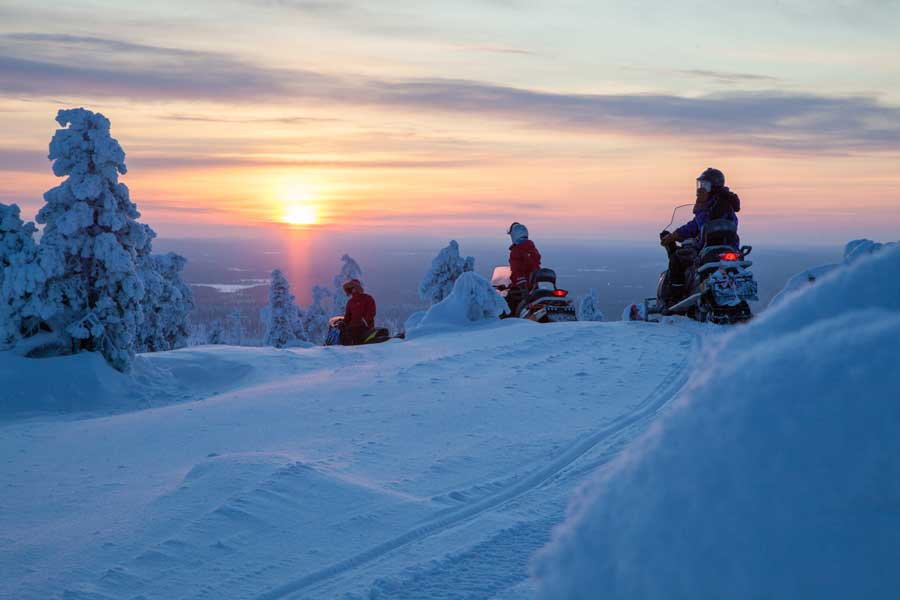 Sneeuwscootertour van Lapland, winteravontuur 2021/2022