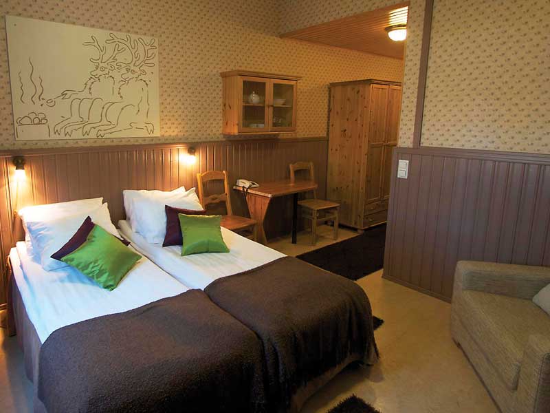 Standaard kamer sauna Hullu Poro Hotel Levi