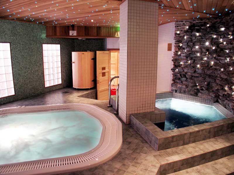 Sauna en Jacuzzis Hullu Poro Hotel Levi
