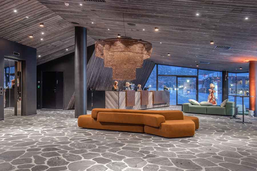 Receptie Design en Levi Spa Hotel