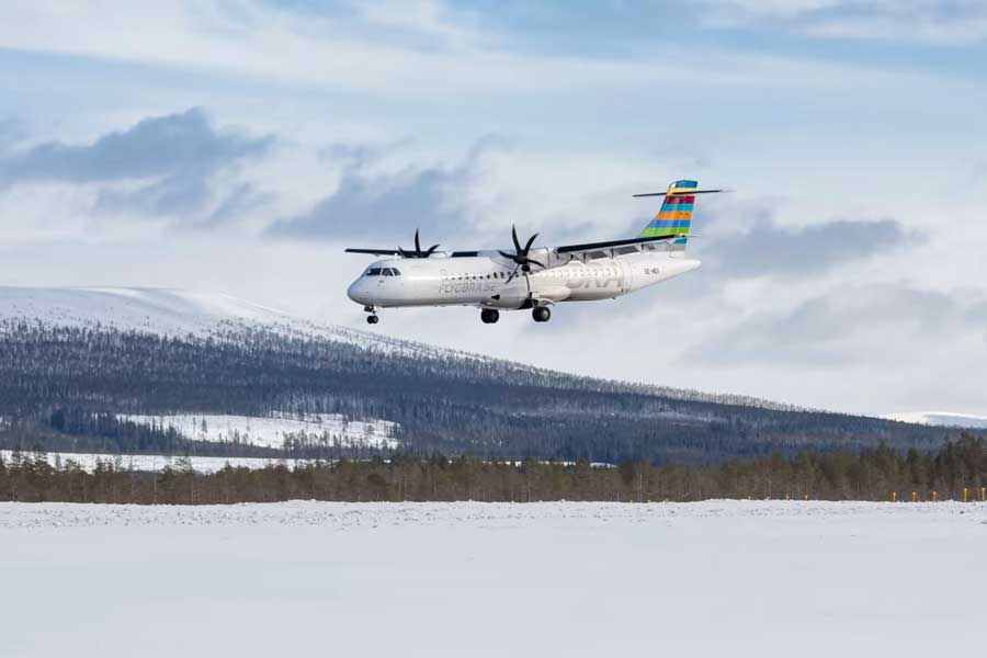 Fly Bra op Scandinavian Mountains Airport