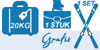 Gratis bagage & skiset bij vlucht vanaf 
Groningen naar Scandinavian Mountains Airport