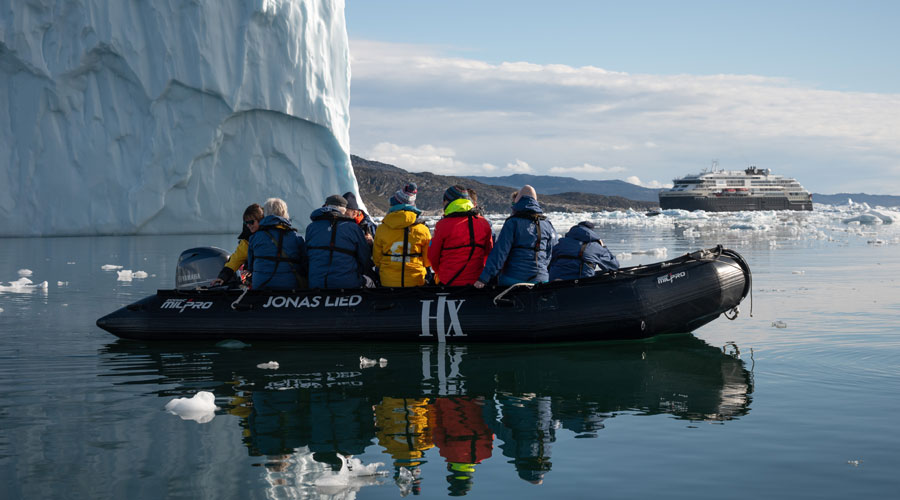 Boottocht met expeditieboot in Groenland Boottocht met expeditieboot in Groenland