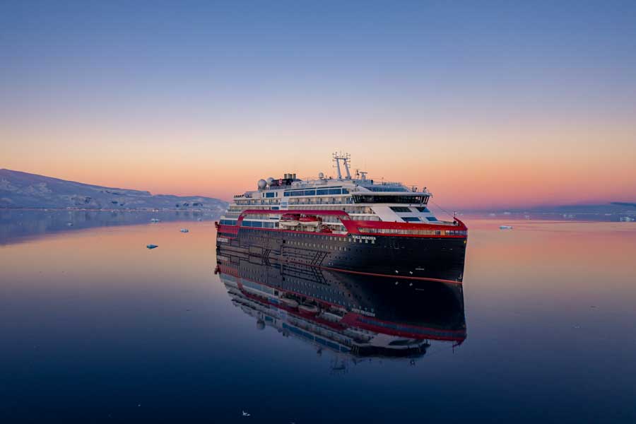 2024 18-Daagse Hurtigruten expeditie; Ontdek PatagoniÃ« en Antarctica