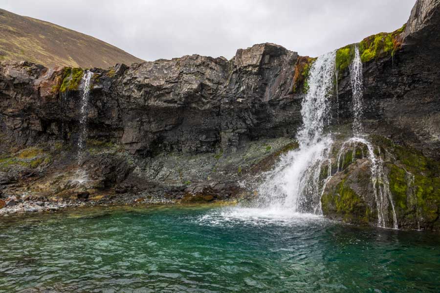 Watervallen in Djupivogur