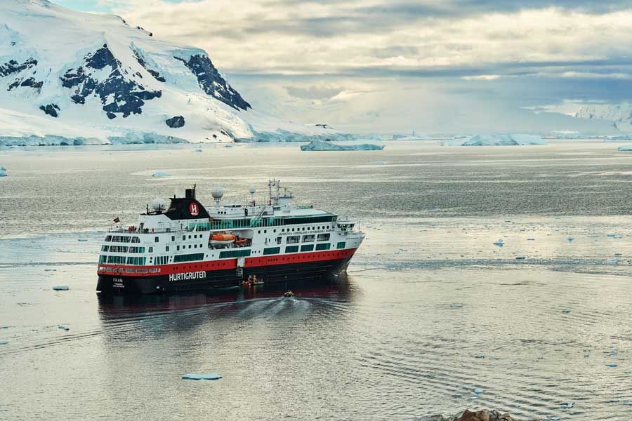 2025 *VROEGBOEK* 23-Daagse Hurtigruten expeditie; Ontdek Antarctica en PatagoniÃ«