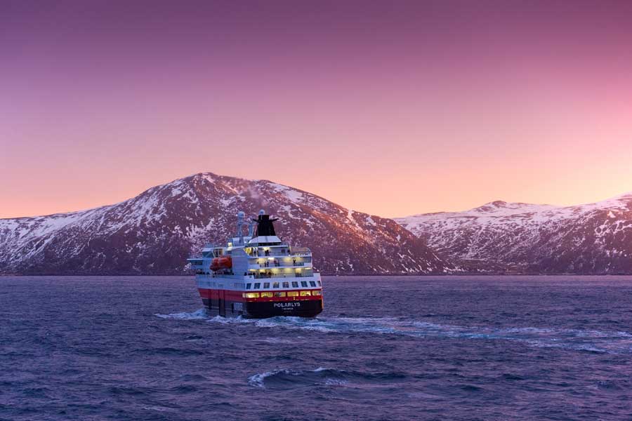 2024/25 7-Daagse Hurtigruten Noorderlicht reis Bergen - Kirkenes