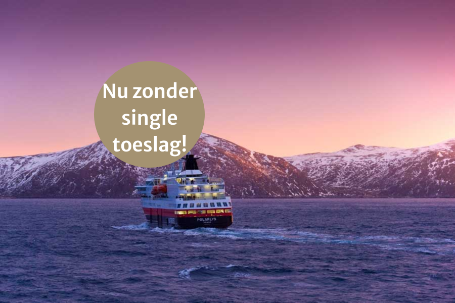 Hurtigruten Noorderlichtreis Noordwaarts - Single Special afbeelding
