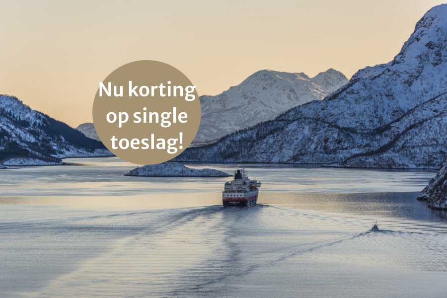 Hurtigruten Noorderlichtreis Zuidwaarts - Single Special