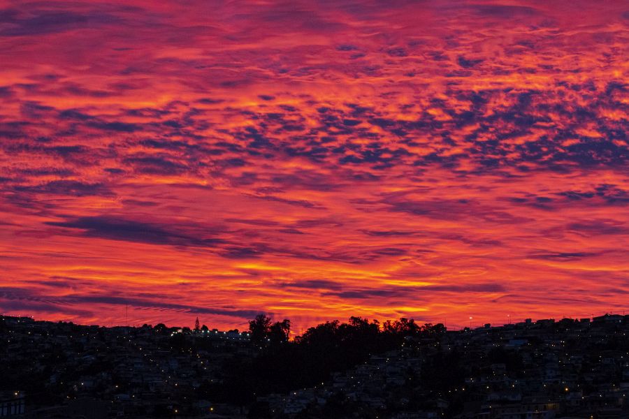Sunset Valparaiso Chili 