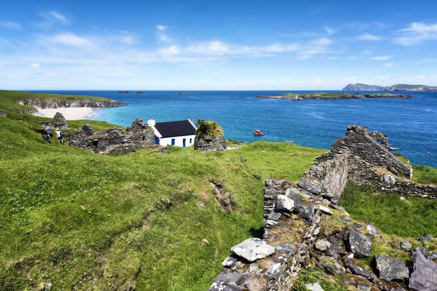 Great Blasket Island autorondreis Ierland B&B
